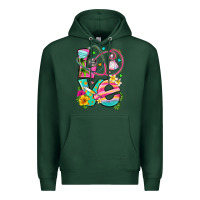 Sports Green love summer nurse Premium Hoodie - texasbilliewilder