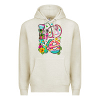 Oatmeal Heather love summer nurse Premium Hoodie - texasbilliewilder