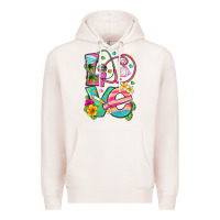 Pale Pink love summer nurse Premium Hoodie - texasbilliewilder