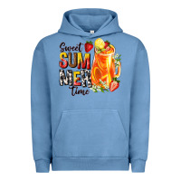 Pigment Pebble Blue sweet summer time Urban Hoodie - texasbilliewilder