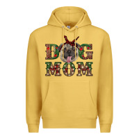 Antique Gold christmas pug mom Premium Hoodie - RanaPortraitStore