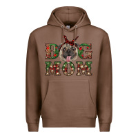 Chestnut christmas pug mom Premium Hoodie - RanaPortraitStore