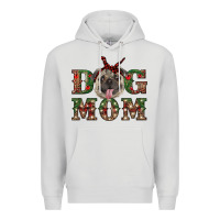 Dove Grey christmas pug mom Premium Hoodie - RanaPortraitStore
