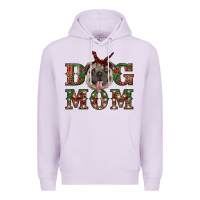 Lilac christmas pug mom Premium Hoodie - RanaPortraitStore