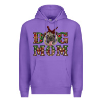 Purple christmas pug mom Premium Hoodie - RanaPortraitStore
