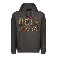 Smoke christmas pug mom Premium Hoodie - RanaPortraitStore