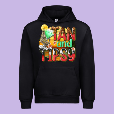 Tan And Tipsy Urban Hoodie Designed By Texasbilliewilder