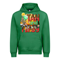 Emerald tan and tipsy Urban Hoodie - texasbilliewilder