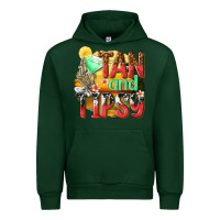 Forest Green tan and tipsy Urban Hoodie - texasbilliewilder