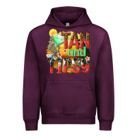 Mauve Wine tan and tipsy Urban Hoodie - texasbilliewilder