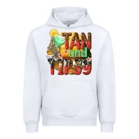 White tan and tipsy Urban Hoodie - texasbilliewilder