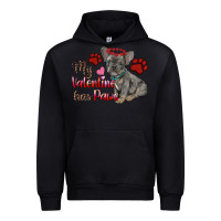 Black my valentine has paws french bulldog Urban Hoodie - RanaPortraitStore