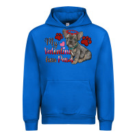 Cobalt my valentine has paws french bulldog Urban Hoodie - RanaPortraitStore