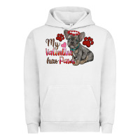 Pigment Lunar Rock my valentine has paws french bulldog Urban Hoodie - RanaPortraitStore