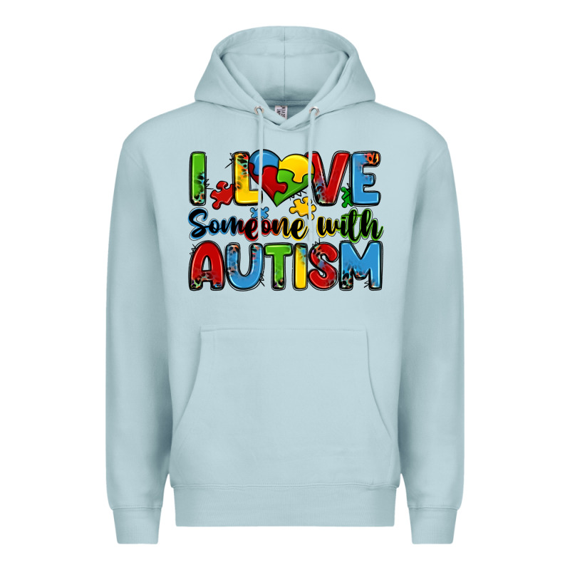 I Love Someone With Autism Premium Hoodie by Zillion Design Studio | Teevron