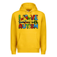 Lemon i love someone with autism Premium Hoodie - Zillion Design Studio