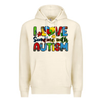 Tofu i love someone with autism Premium Hoodie - Zillion Design Studio