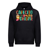 Black cafecito y chisme Urban Hoodie - Zillion Design Studio
