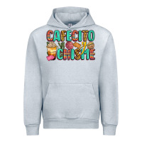 Heather Grey cafecito y chisme Urban Hoodie - Zillion Design Studio