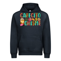 Navy cafecito y chisme Urban Hoodie - Zillion Design Studio