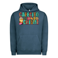 Pigment Midnight Navy cafecito y chisme Urban Hoodie - Zillion Design Studio