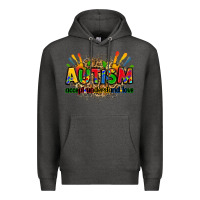Charcoal Heather autism accept understand love Premium Hoodie - Zillion Design Studio