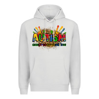 Dove Grey autism accept understand love Premium Hoodie - Zillion Design Studio