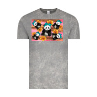 Cloud Rock Baby panda flowers Vintage Tee - Artiststas