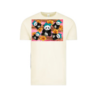 Vintage Arctic Baby panda flowers Vintage Tee - Artiststas