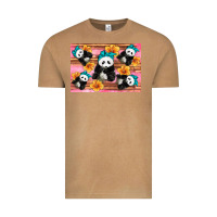 Vintage Camel Baby panda flowers Vintage Tee - Artiststas