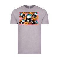 Vintage Zinc Baby panda flowers Vintage Tee - Artiststas