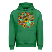Emerald texas map Urban Hoodie - Zillion Design Studio