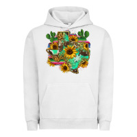 Pigment Lunar Rock texas map Urban Hoodie - Zillion Design Studio