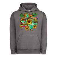 Pigment Tornado texas map Urban Hoodie - Zillion Design Studio