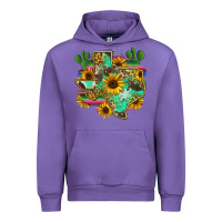 Tulip texas map Urban Hoodie - Zillion Design Studio