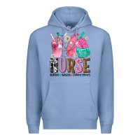 Nurse Coffee Scrubs Rubber Gloves Premium Hoodie | Teevron