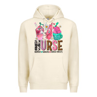Tofu nurse coffee scrubs rubber gloves Premium Hoodie - texasbilliewilder