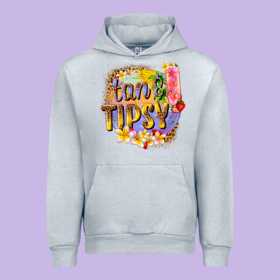 Tan Tipsy Summer Urban Hoodie Designed By Texasbilliewilder