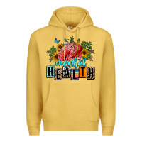 Antique Gold mental health Premium Hoodie - texasbilliewilder