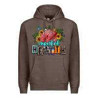 Coffee mental health Premium Hoodie - texasbilliewilder
