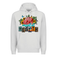 Dove Grey mental health Premium Hoodie - texasbilliewilder
