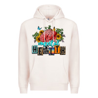 Pale Pink mental health Premium Hoodie - texasbilliewilder