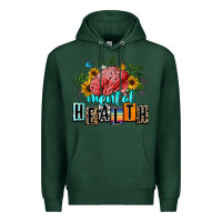 Sports Green mental health Premium Hoodie - texasbilliewilder