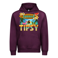 Mauve Wine tanned and tipsy Urban Hoodie - texasbilliewilder