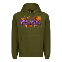 Army Green mama basketball Premium Hoodie - Zillion Design Studio