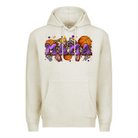 Oatmeal Heather mama basketball Premium Hoodie - Zillion Design Studio