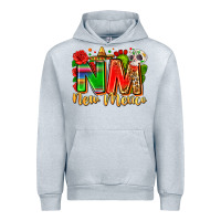 Heather Grey new mexico Urban Hoodie - Zillion Design Studio