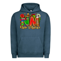 Pigment Midnight Navy new mexico Urban Hoodie - Zillion Design Studio