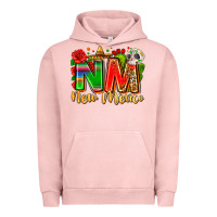 Pigment Salmon new mexico Urban Hoodie - Zillion Design Studio