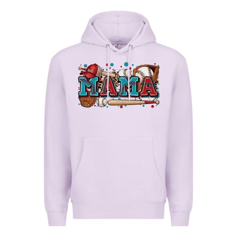 Mama Baseball Premium Hoodie by Zillion Design Studio | Teevron